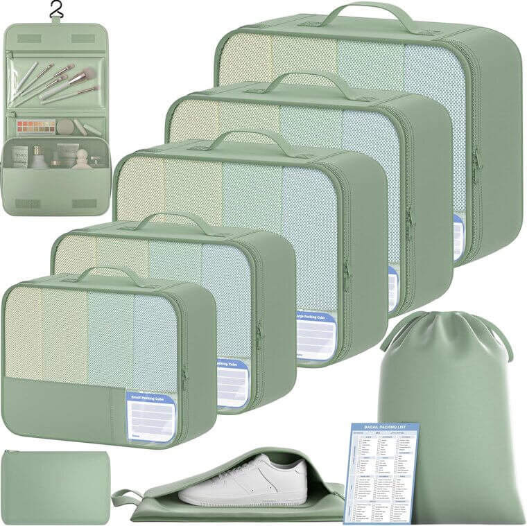 BAGAIL Packing Cubes - Organize Your Travel with Ease - Now 26% Off!