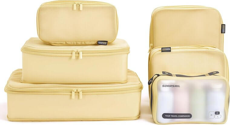 Compression Packing Cubes - Travel Smart with Durable, Waterproof Organizers - Now 20% Off!