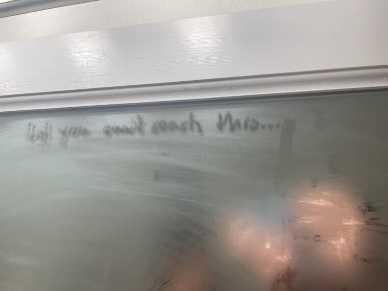 Creepy Mirror Messages