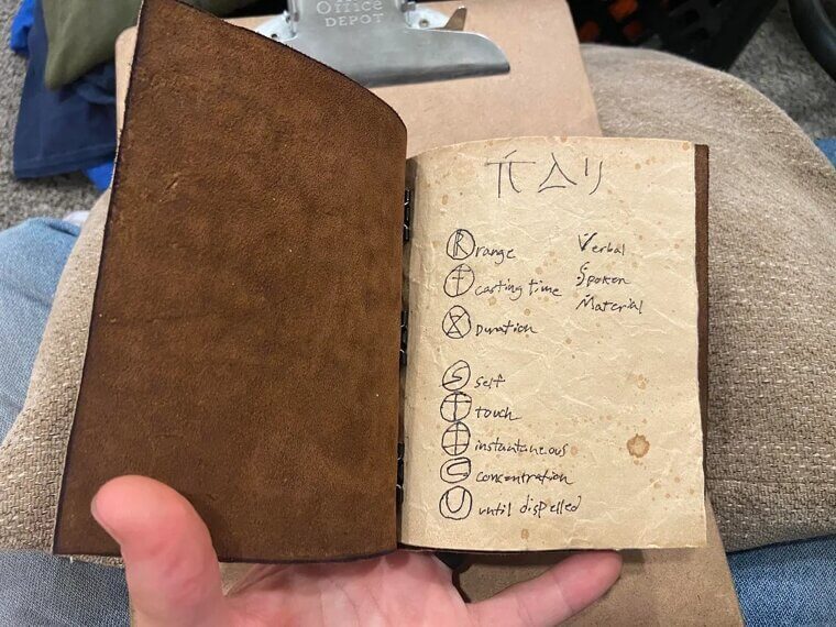 A Spell Book Prop