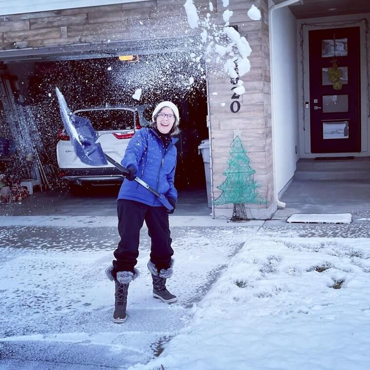 Il faut rester en bonne santé pour pelleter la neige