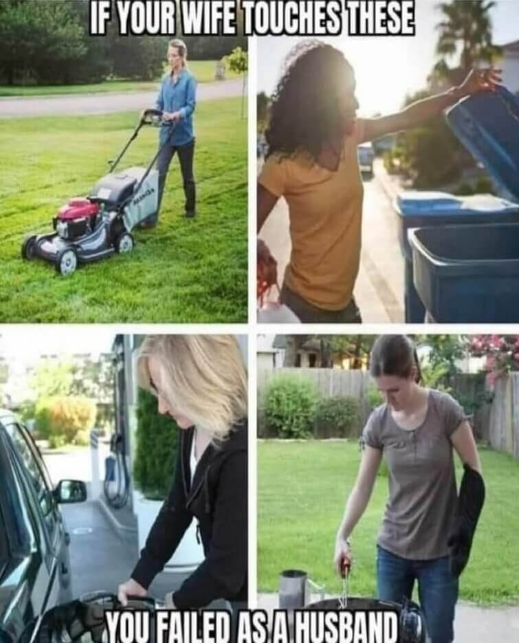 Because Women Should Drive With an Empty Gas Tank