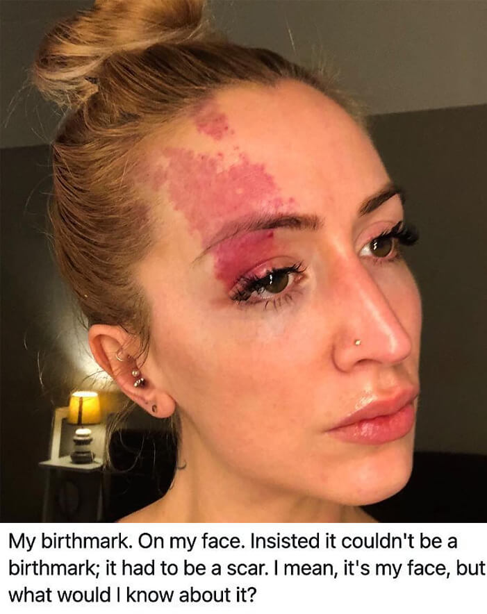 What Would She Know About Her Own Face?