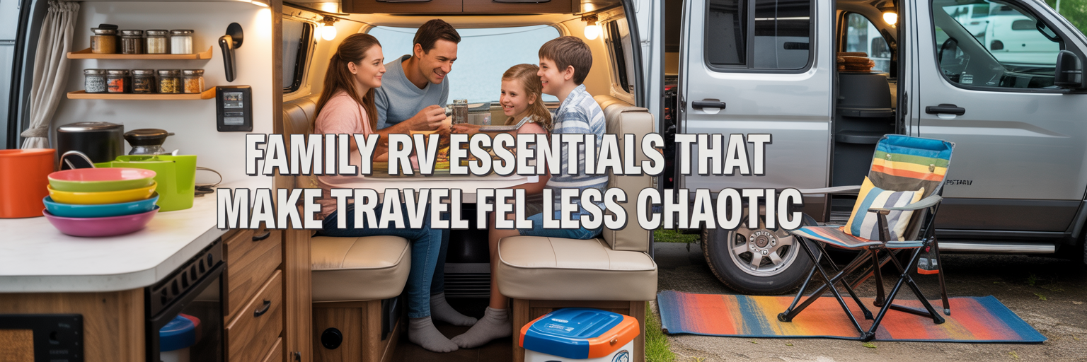 Family RV Essentials That Make Travel Feel Less Chaotic