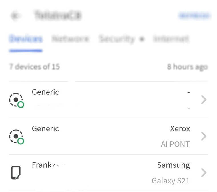 Scanning the Wi-Fi Network