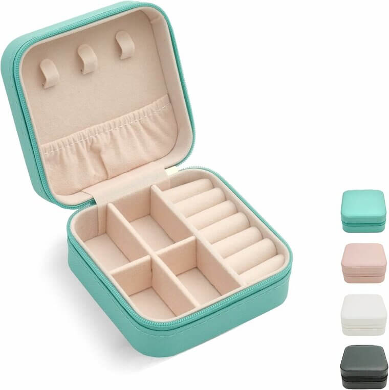 Compact Jewelry Travel Case - Perfect for Holiday Trips! 