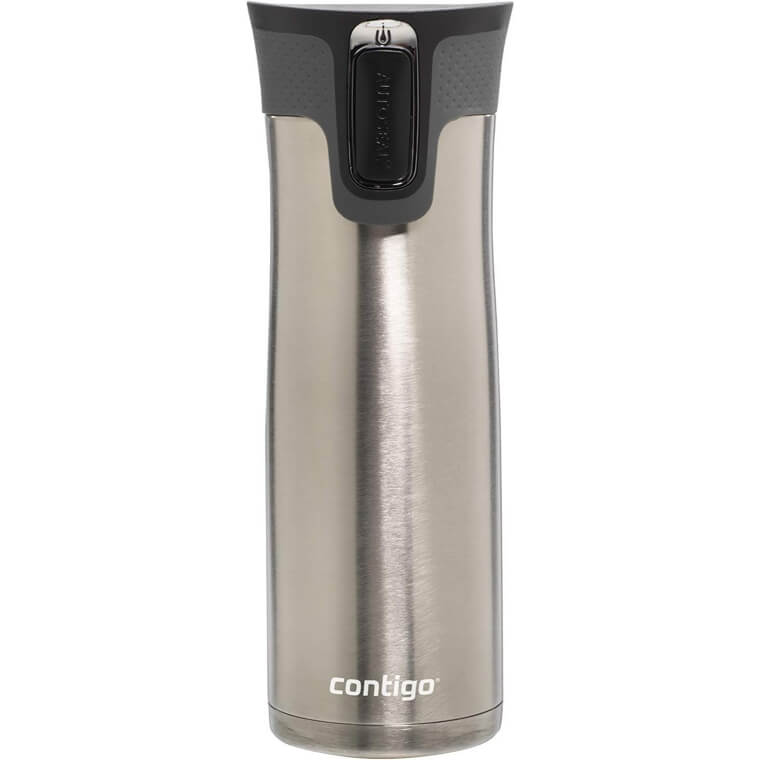 Sip in Style with the Contigo Travel Mug - Stainless Steel Perfection