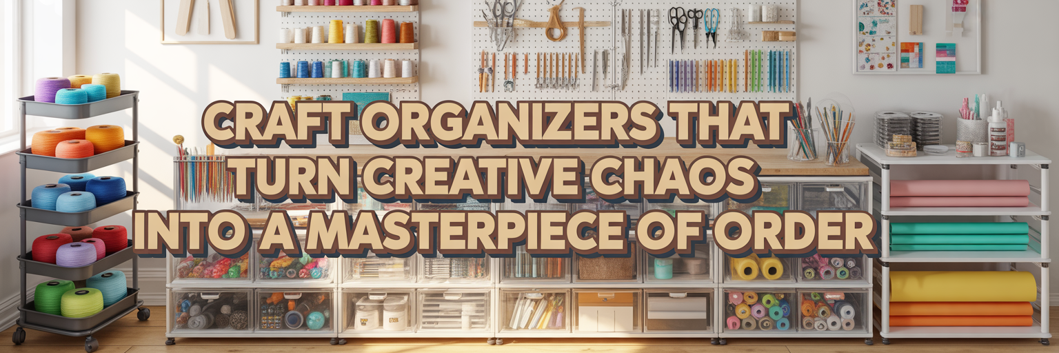 Craft Organizers that Turn Creative Chaos into a Masterpiece of Order
