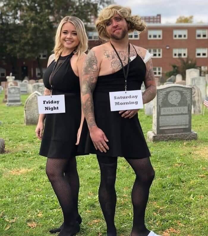 Friday and Saturday Sure Look Different Side by Side