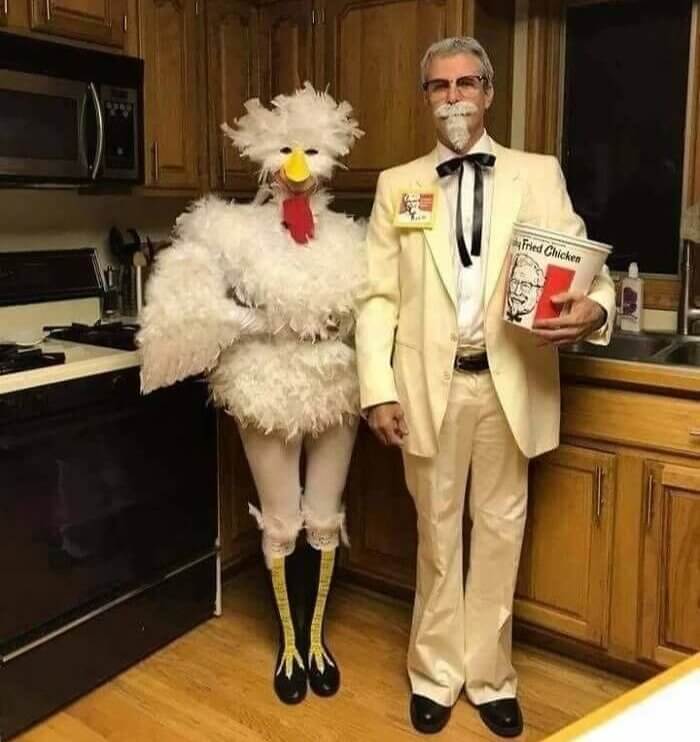 Colonel Sanders Parties with His Own KFC