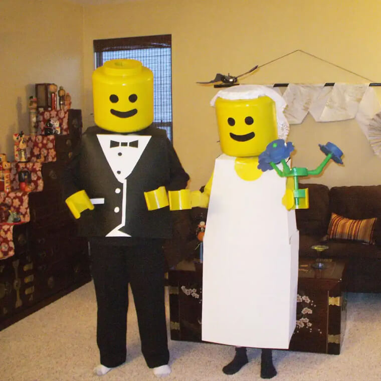 You Could Be a Lego Bride and Groom With a Little DIY