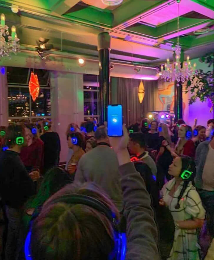 Shazam at a Silent Party