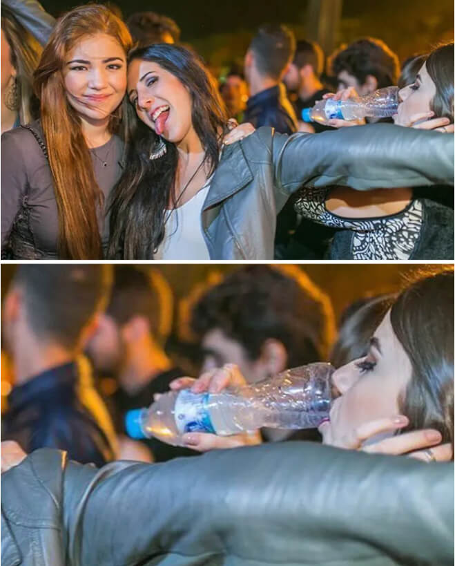 A Failed Attempt to Drink Some Water