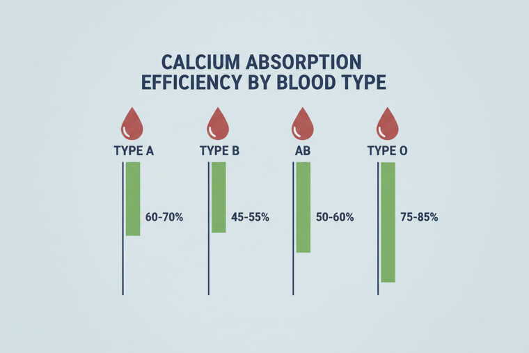 How Blood Type Influences Calcium Absorption