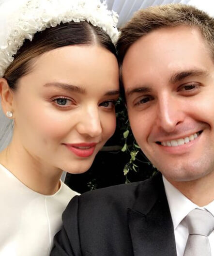 Evan Spiegel e Miranda Kerr