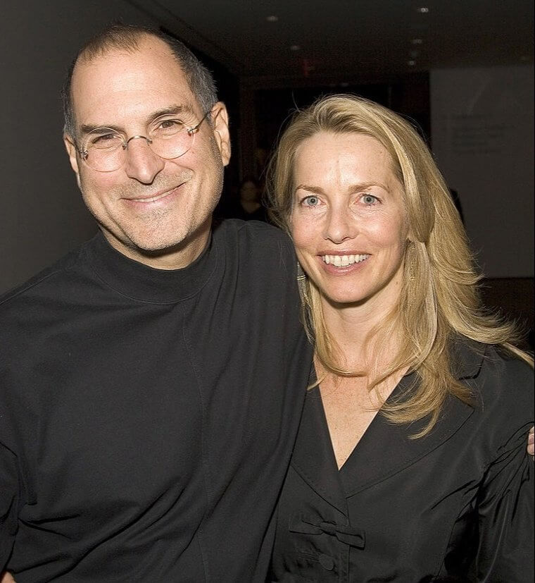 Steve Jobs e Laurene Powell Jobs