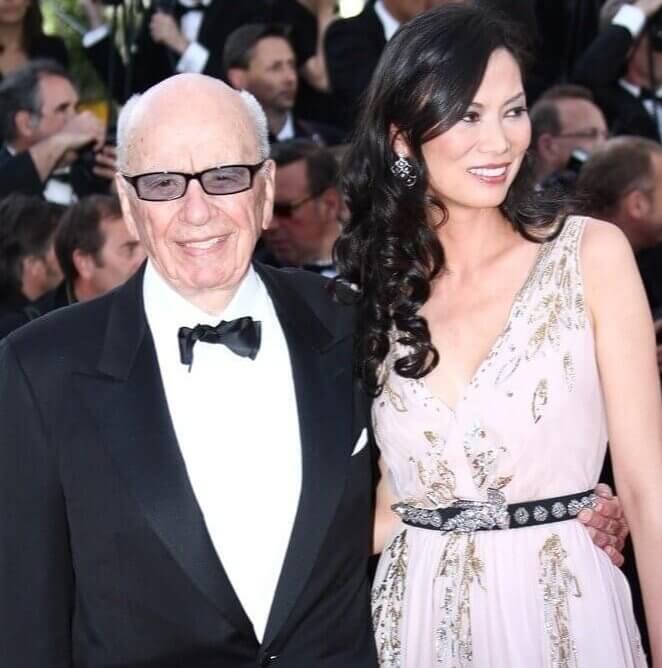 Rupert Murdoch e Wendi Deng Murdoch