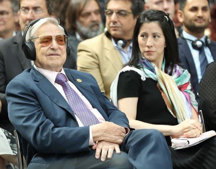George Soros e Tamiko Bolton