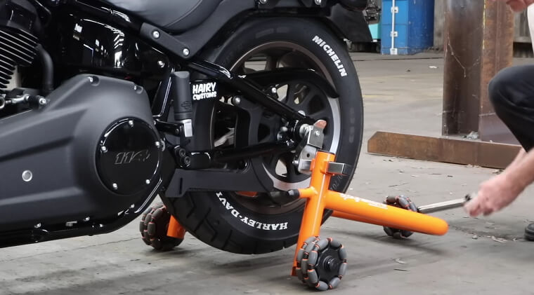 Elevate the Bike on Stands to Avoid Tire Flat-Spotting