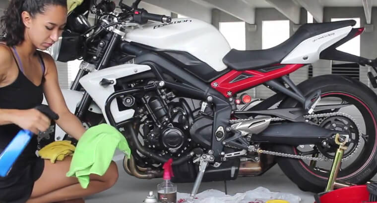 Wax All Painted and Chrome Surfaces for Protection