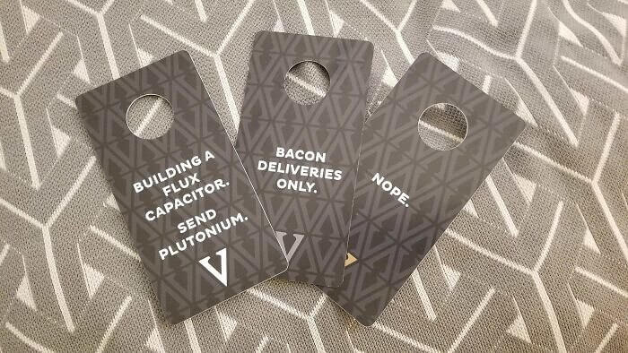 Una serie de opciones de No Molestar