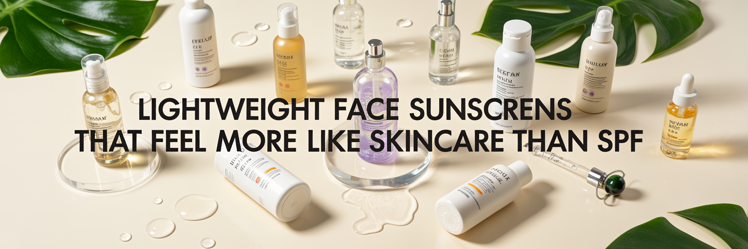 Lightweight Face Sunscreens That Feel More Like Skincare Than SPF