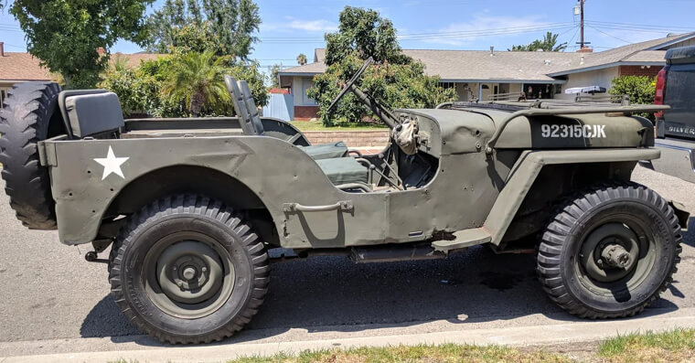 1945 Jeep Willys MB & Trailer