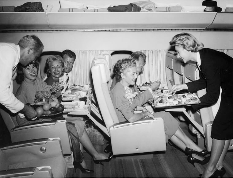 The Interior of a Plane in the Late 60's