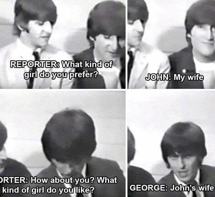 The Beatles Joking About the Women They Like
