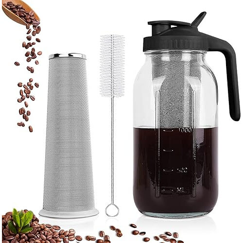 Sleek Cold Brew Coffee Maker that Creates Smooth Refreshing Drinks. Now 33% Off!