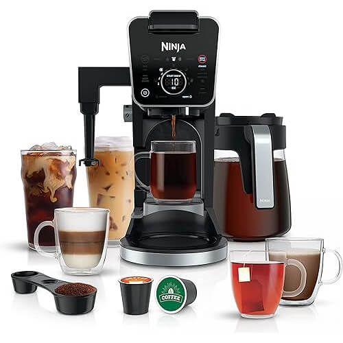Versatile Ninja DualBrew Coffee Maker that Brews Your Perfect Cup Every Time. 