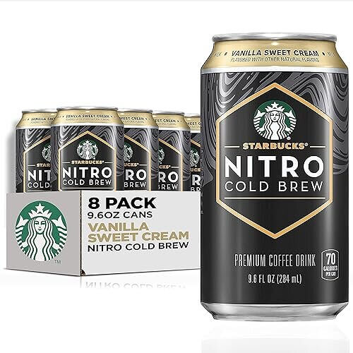 Smooth Starbucks Nitro Cold Brew that Energizes with Creamy Sweetness. 