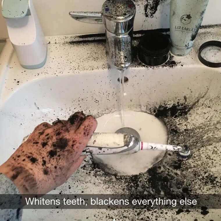 Keep Teeth And The Sink White