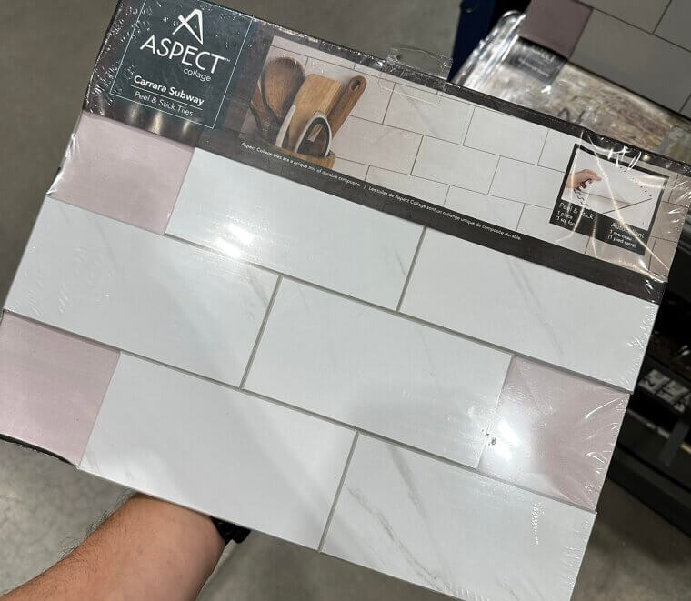 Install Peel-And-Stick Backsplash