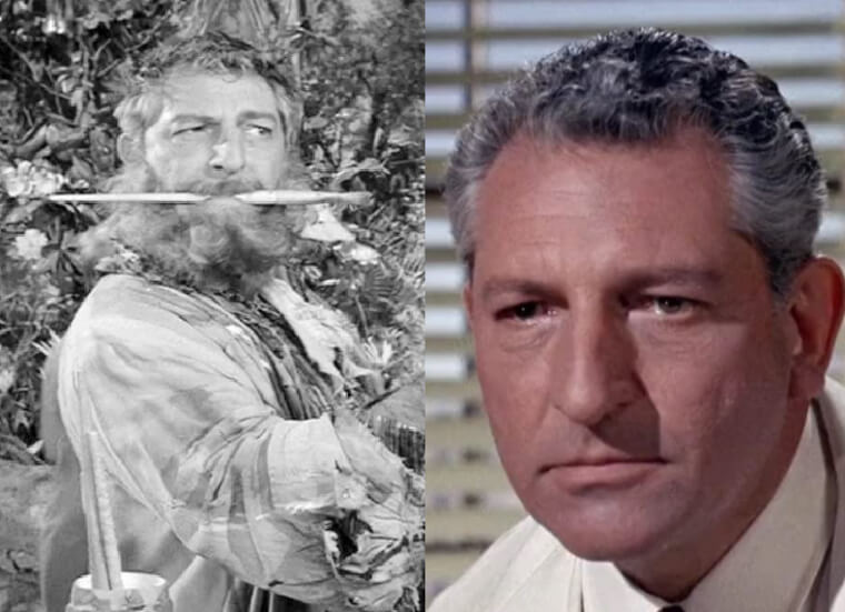 Harold J. Stone as Alexandre Gregor Dubov, Then and Now