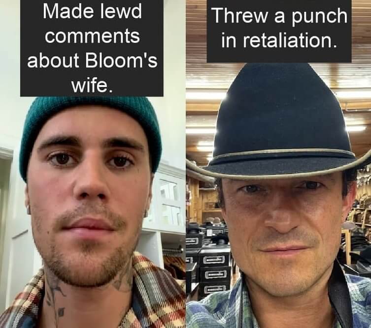 Justin Bieber and Orlando Bloom: A Literal Swing Taken Over Exes