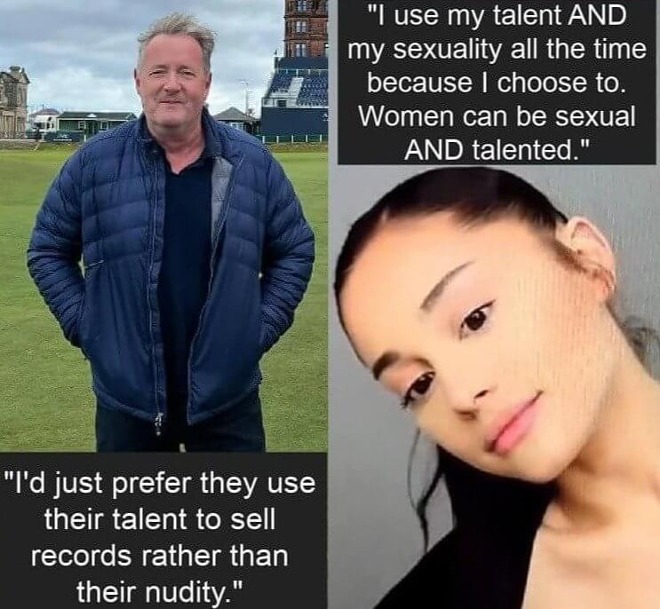 Ariana Grande and Piers Morgan: A Viral War Over Female Sexuality