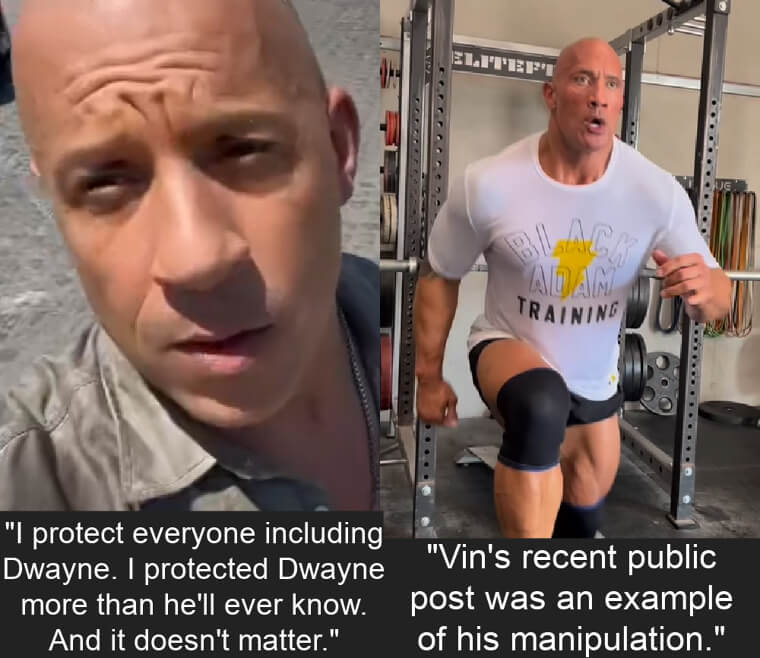 Vin Diesel and The Rock: A War of Alpha Male Egos