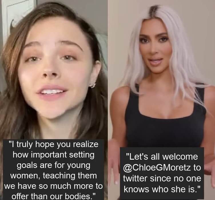 Kim Kardashian and Chloë Grace Moretz: The "No One Knows You" Diss
