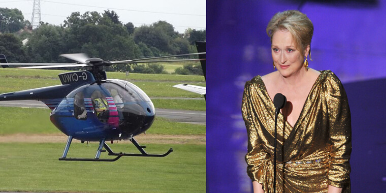 Meryl Streep Is Afraid of Helicopters