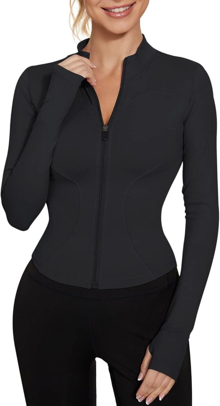 LUYAA Workout Jacket - Stylish & Slim Fit for Active Women - Now 17% Off!