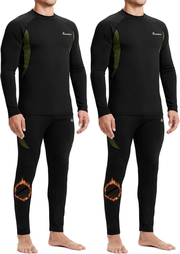 Romision Thermal Underwear - Stay Warm & Comfortable in Cold Weather 
