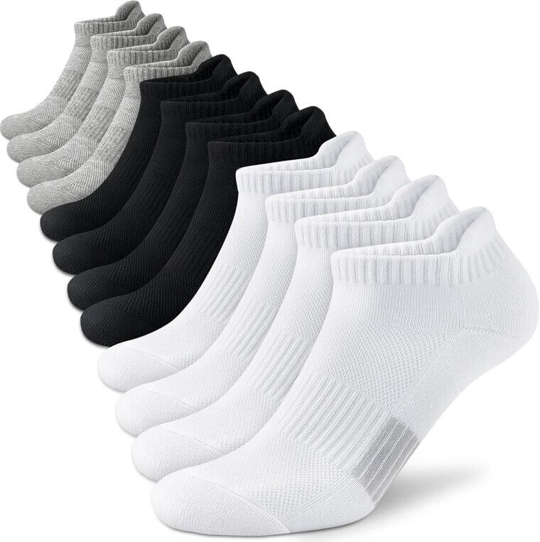 Amutost Ankle Socks - Comfort & Cushion for Active Women 