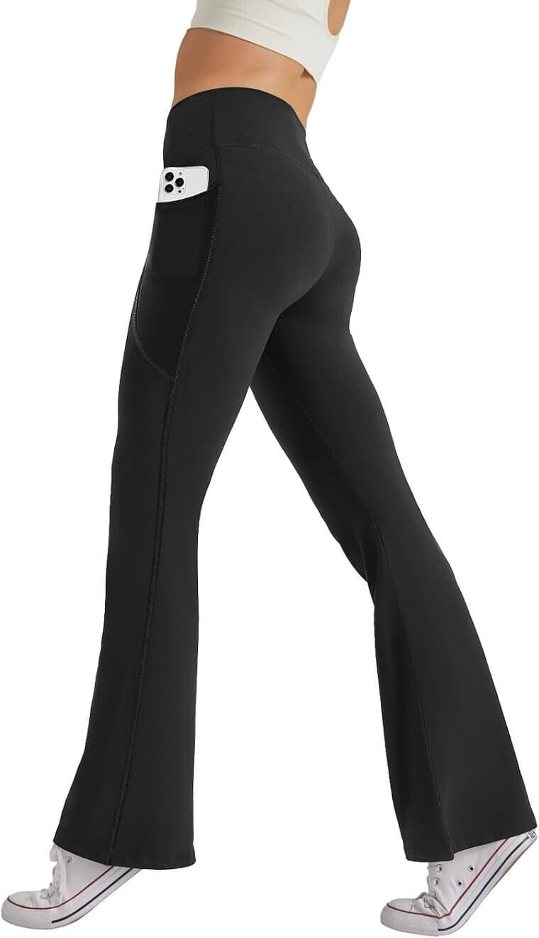 SEAJOJO Flare Yoga Pants - Stylish Comfort with Pockets - Don’t Miss the 25% Discount!