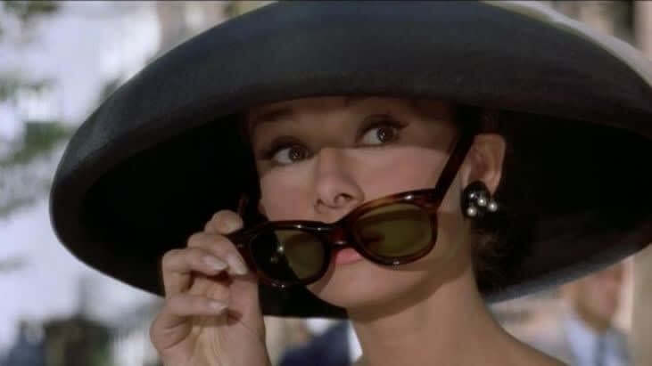 Audrey Hepburn As Holly Golightly In Breakfast At Tiffany's