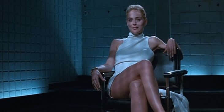 Sharon Stone As Catherine Tramell In Basic Instinct