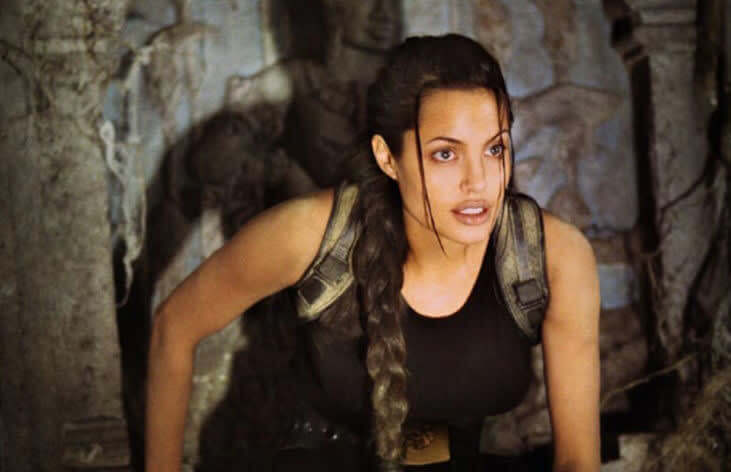 Angelina Jolie As Lara Croft In Tomb Raider