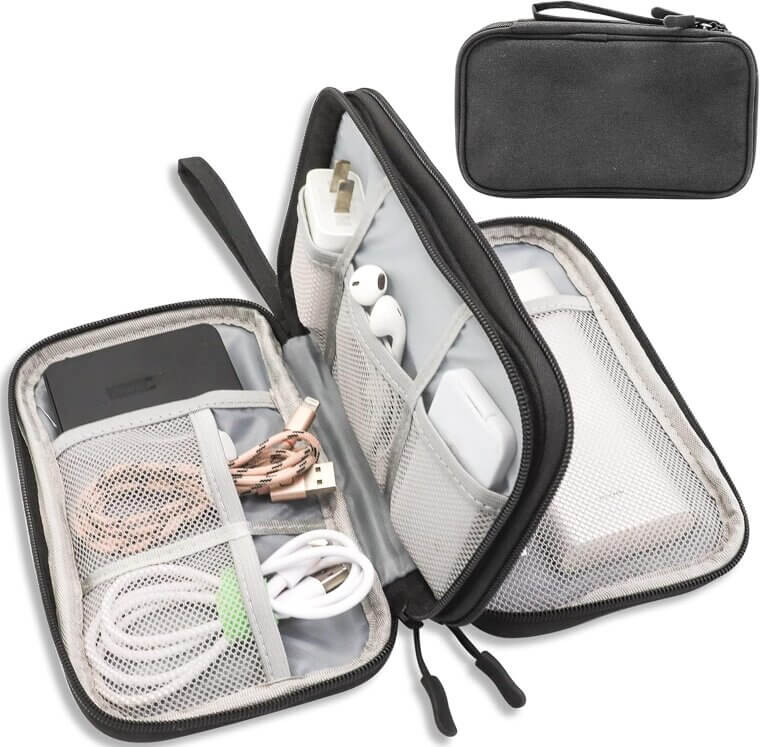 Teskyer Gadget Organizer - Travel Essential for Electronics 