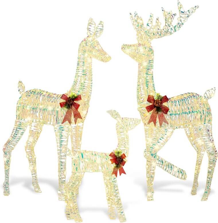 JOIEDOMI Deer Decorations - Light Up Your Holidays! - Now 40% Off!