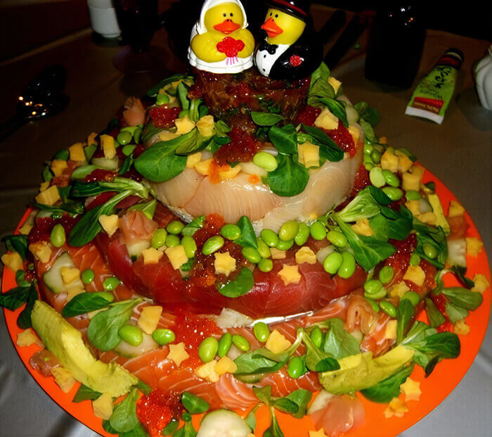 Want A Bite of Sushi Cake?